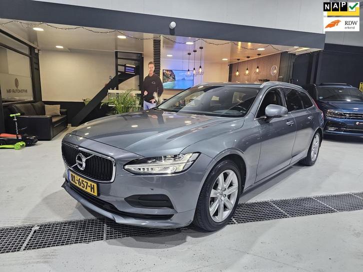 Volvo V90 2.0 D3 Momentum|Memory|Camera|Leder|Stoelverw|Trek, Auto's, Volvo, Bedrijf, Te koop, V90, 360° camera, ABS, Achteruitrijcamera
