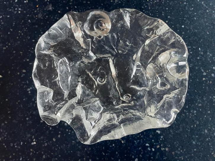 Walther Glas 'Fossil' schaal, Jolanda Prinsen, Huis en Inrichting, Keuken | Servies, Zo goed als nieuw, Schaal of Schalen, Effen
