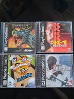 4 games ps1 NTSC    GERESERVEERD, 1 speler, Ophalen of Verzenden, Zo goed als nieuw, Vanaf 3 jaar