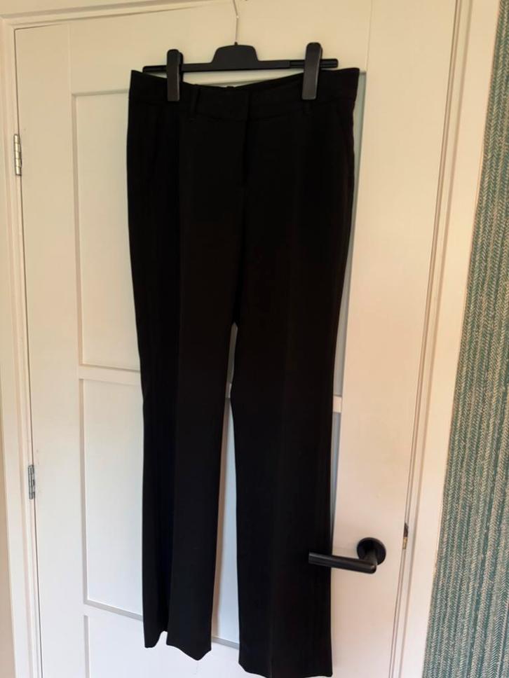 Zwarte Claudia Sträter broek, maat 38, Kleding | Dames, Broeken en Pantalons, Zo goed als nieuw, Maat 38/40 (M), Zwart, Lang, Ophalen of Verzenden