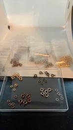 Veerring slotjes in goud, oud zilver, brons en koper, Ophalen of Verzenden, Nieuw