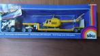 Siku 3719 Ford met dieplader en helikopter ADAC, Ophalen of Verzenden, Zo goed als nieuw, Bus of Vrachtwagen, SIKU