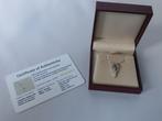 14 karaat witgoud, prachtige ketting met hanger., Wit, Nieuw, Ophalen of Verzenden, Met edelsteen