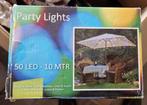 Feestverlichting 50 LED - 10 Meter - Buiten, Kunststof, Nieuw, Ophalen of Verzenden, Modern