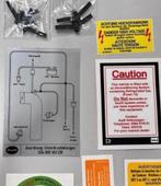 Audi Ur quattro 20 Klep RR vacuüm Slang Decal sticker set, Auto diversen, Ophalen of Verzenden, H, H, H