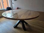 Mangohout rond met beschermzeil 150cm, Ophalen, Rond, Zo goed als nieuw, Vijf personen of meer