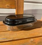 Vintage Tupperware exclusieve schaal botervloot zwart, Ophalen of Verzenden