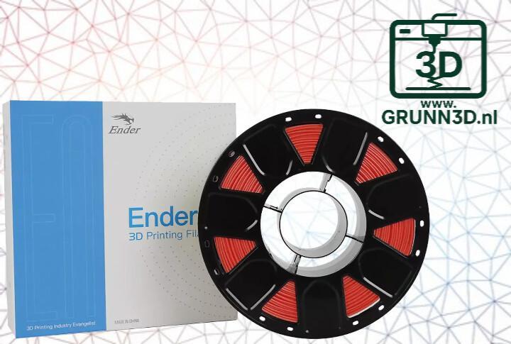 Creality Ender PLA 3D-Filament 1,75mm 1kg ROOD, Computers en Software, 3D-printerbenodigheden, Nieuw, Ophalen of Verzenden