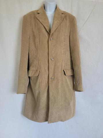 Gave beige ribcord jas, gevoerd mt 48 merk New Portland beschikbaar voor biedingen