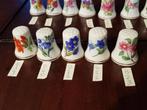 17 Vingerhoedjes collectie bloemen (B11-B27) , Ophalen of Verzenden