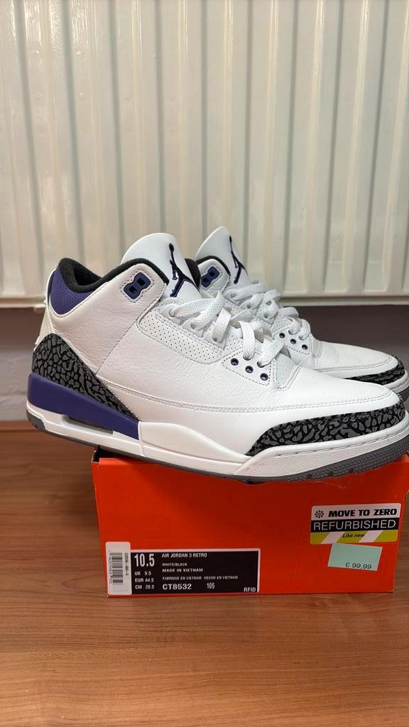 Nike Air Jordan 3 Dark Ires 44.5, Kleding | Heren, Schoenen, Zo goed als nieuw, Ophalen of Verzenden