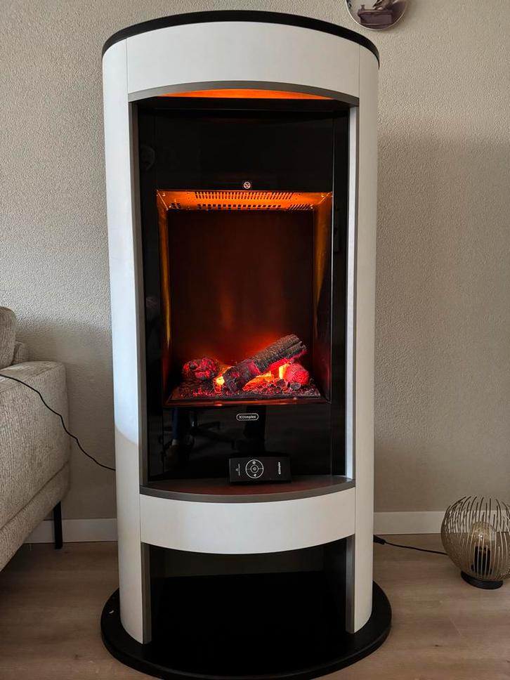 Dimplex Verdi 20 Elektrische Haard - Wit, Huis en Inrichting, Haarden, Gebruikt, Elektrische haard, Ophalen