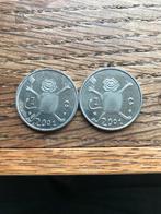 2x Gulden Loeki  Beatrix 2001, Ophalen, Overige landen