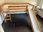 Hoogslaper bedje met glijbaan 90x200, Ophalen, Gebruikt, 90 cm, Eenpersoons
