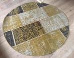 Rond vloerkleed okergeel 160cm, Huis en Inrichting, Stoffering | Tapijten en Kleden, Ophalen, Overige kleuren, 150 tot 200 cm
