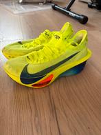 Nike Alphafly Next% - Maat 43 - Zo goed als nieuw!, Ophalen of Verzenden, Zo goed als nieuw, Geel, Sportschoenen
