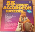 55 Gouden accordeon successen (4-LP's, Ophalen of Verzenden, Gebruikt, 12 inch, Levenslied of Smartlap