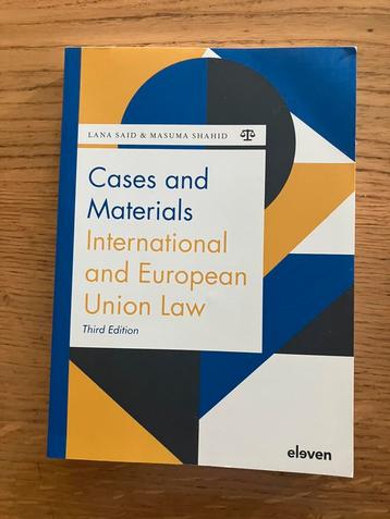 Cases and Materials International and European Union Law beschikbaar voor biedingen