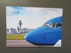 KLM ANSICHTKAART ONGELOPEN, Verzamelen, Luchtvaart en Vliegtuigspotten, Nieuw, Kaart, Foto of Prent, Verzenden