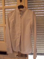 Grijs wit katoenen blouse AMERICAN OUTFITTERS 152/158 zgan, Meisje, Ophalen of Verzenden, Zo goed als nieuw, Overhemd of Blouse