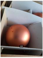Roze-bruin kerstballen, Onbekend, Ophalen of Verzenden, Zo goed als nieuw, Losse verkoop