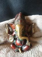 Antiek brons ganesha beeld Nepal Tibet hg 12cm, Ophalen of Verzenden, Zo goed als nieuw