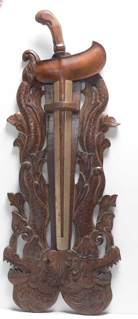 Blawong Keris BX1 Naga draak Kris standaard houder Indonesie, Antiek en Kunst, Kunst | Niet-Westerse kunst, Ophalen of Verzenden