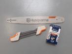 Husqvarna kettingzaag 45 cm zaagblad + ketting & Vijlset, Tuin en Terras, Verzenden, Zo goed als nieuw, Husqvarna