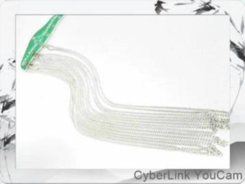 GLW Zeer Mooie Nieuwe Zilveren Gourmet Colliers 44cm Lang beschikbaar voor biedingen