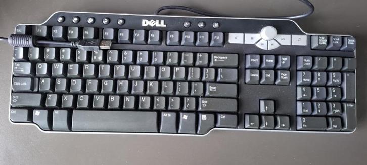 Dell SK-8135 Mechanisch Multimedia Toetsenbord, Computers en Software, Toetsenborden, Gebruikt, Qwerty, Bedraad, Multimediatoetsen