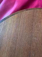 Teakhouten Danish Design Dienblad zgan, Huis en Inrichting, Ophalen, Zo goed als nieuw, Rond, Hout