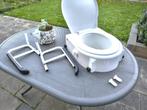 Toiletverhoger div. hoogtes met armsteunen, Diversen, Verpleegmiddelen, Ophalen, Gebruikt