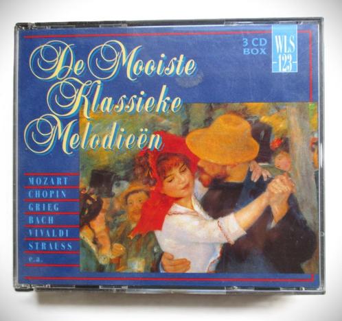 Klassiek~De Mooiste Klassieke Melodieën~3CD~Mozart~Grieg, Cd's en Dvd's, Cd's | Klassiek, Zo goed als nieuw, Overige typen, Ophalen of Verzenden