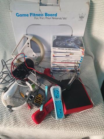 Complete set Nintendo wii 12 games vele accessoires fitness  beschikbaar voor biedingen