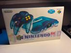 Nintendo 64 JP - Clear Blue - CIB - Compleet, Ophalen of Verzenden, Zo goed als nieuw, Met 1 controller