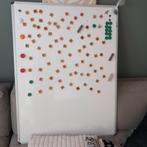 Groot White bord met magneten, Ophalen, Gebruikt