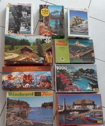 9 legpuzzels beschikbaar voor biedingen