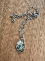 Alice in Wonderland Hanger Ketting, Gebruikt, Ophalen of Verzenden, Zilver, Overige materialen