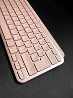 Logitech MX Keys Mini - Roze - Draadloos Toetsenbord, Computers en Software, Toetsenborden, Ergonomisch, Ophalen of Verzenden
