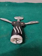 -	Kurkentrekker zwart wit, Verzamelen, Retro, Ophalen of Verzenden