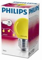 Gezocht! Philips kogellampen e27 15W. Geel, Muziek en Instrumenten, Licht en Laser, Ophalen of Verzenden, Zo goed als nieuw