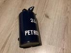 Vintage violet kleurige emaille 2 liter petroleum bus, Antiek en Kunst, Ophalen of Verzenden
