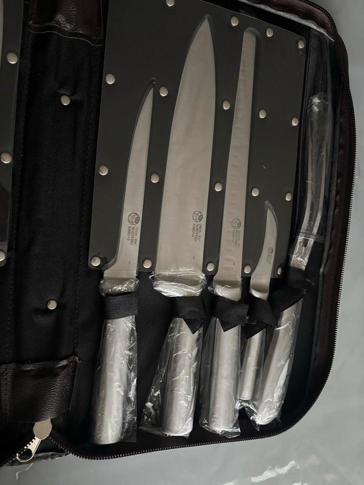 ROSTFREI Messenset - Keukenmessen, Huis en Inrichting, Keuken | Bestek, Zo goed als nieuw, Bestekset, Rvs of Chroom, Vaatwasserbestendig