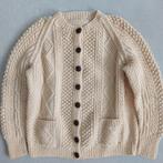 Prachtig origineel iers 100% wollen vest iers aran patroon s, Kleding | Dames, Truien en Vesten, Iers aran handgebreid, Verzenden
