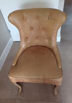 Riviera maison eetkamerstoel George 6 stuks, Ophalen, Gebruikt, Leer, Vijf, Zes of meer stoelen