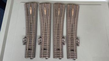 Marklin 711 en 712 lange wissel (met decoder) beschikbaar voor biedingen