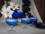 Vintage bowl set desert glas; opaal glas, Antiek en Kunst, Antiek | Glas en Kristal, Ophalen of Verzenden