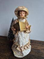 Vintage piek goud, zingend meisje, Diversen, Kerst, *, *, Ophalen of Verzenden, Zo goed als nieuw