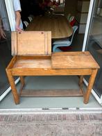 Vintage schoolbankje hout, Ophalen