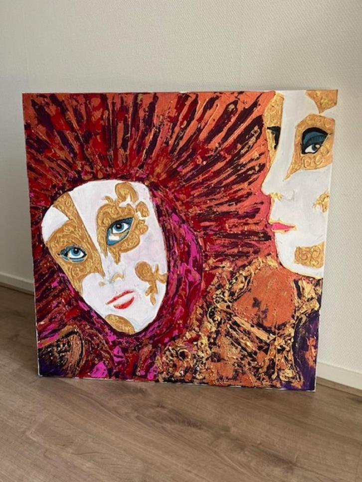 Heel groot schilderij, Antiek en Kunst, Kunst | Schilderijen | Modern, Ophalen